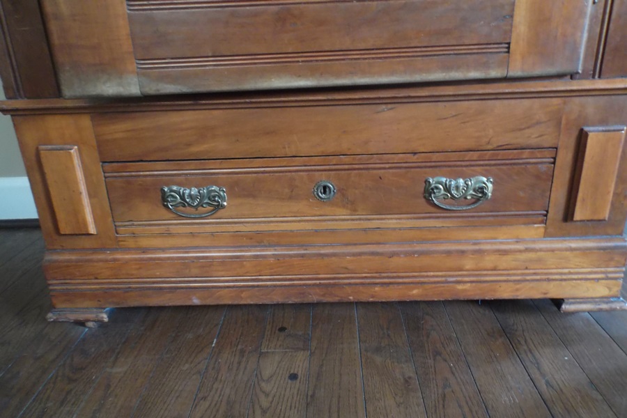 Mirrored Breakdown Armoire