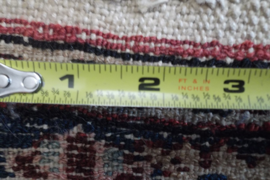 Small Hand Knotted Wool Persian Rug