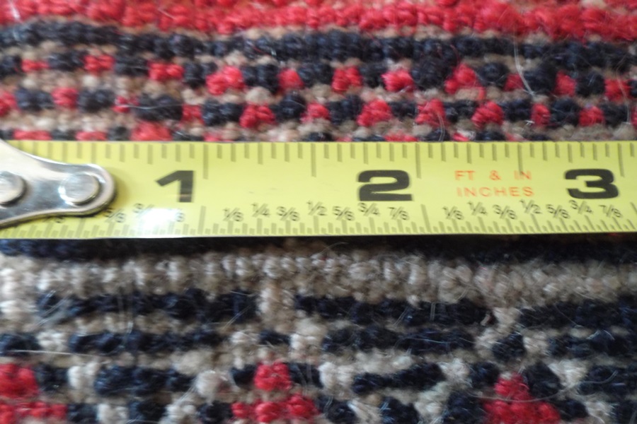 Small Woven Wool Tribal Rug