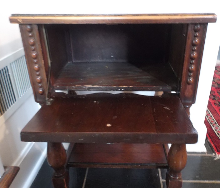 Drop Front Side Table