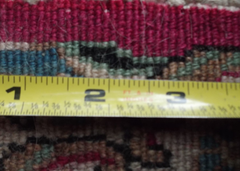 Small Hand Knotted Wool Persian Rug