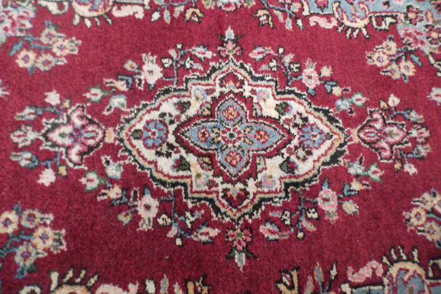 Small Hand Knotted Wool Persian Rug