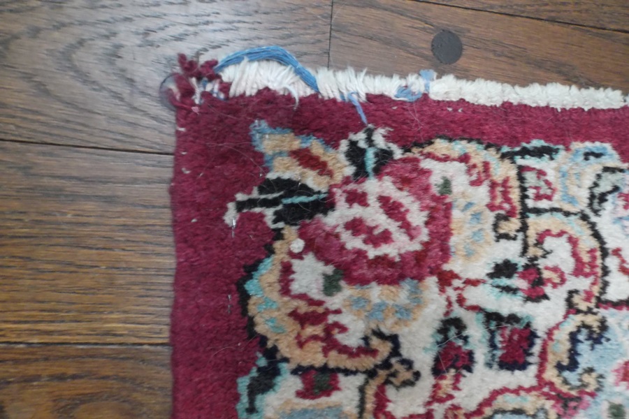 Small Hand Knotted Wool Persian Rug