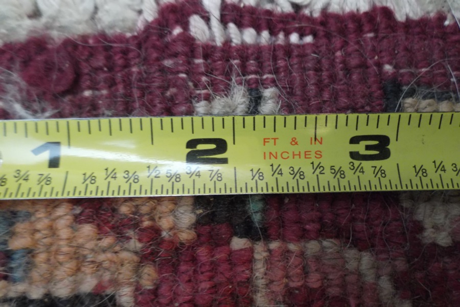 Small Hand Knotted Wool Persian Rug