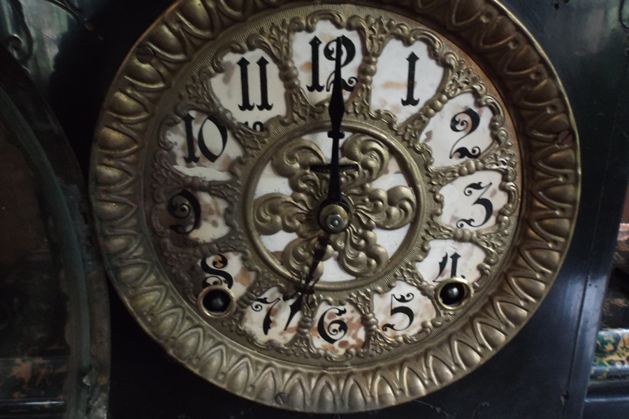 Late 19th Century Adamantine Mantel Clock