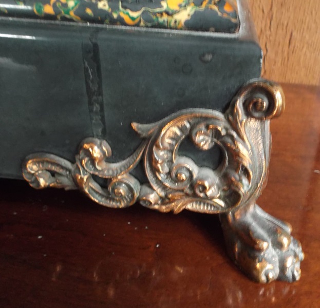 Late 19th Century Adamantine Mantel Clock