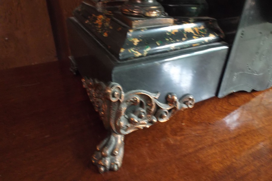 Late 19th Century Adamantine Mantel Clock