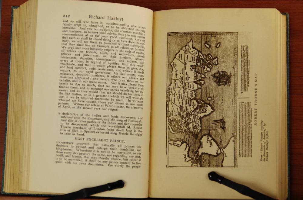"The Principal Navigations, Voyages, Traffiques & Discoveries of the English Nations" by Hakluyt, 1927 J. M. Dent