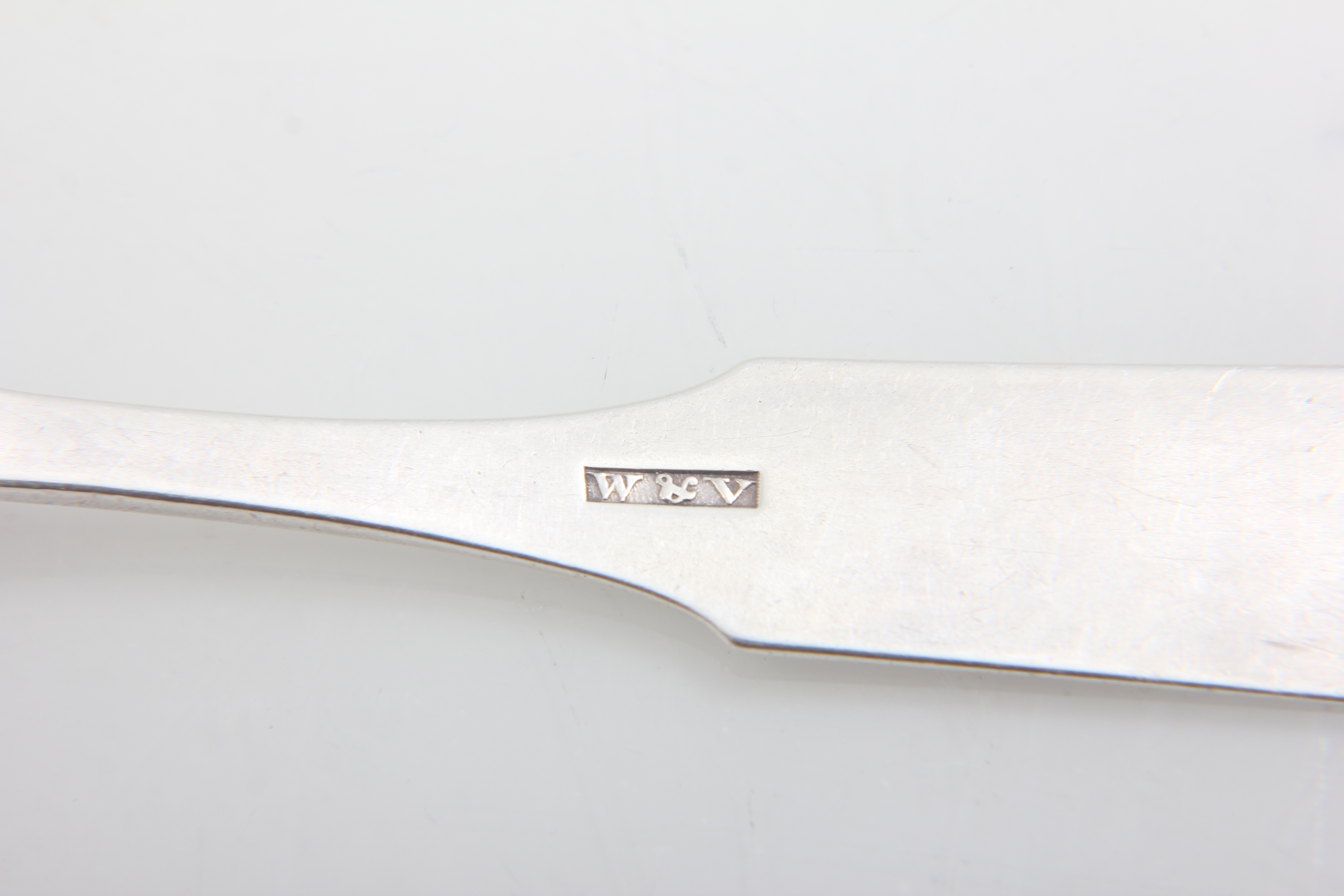 Antique Coin Silver Teaspoon Pair