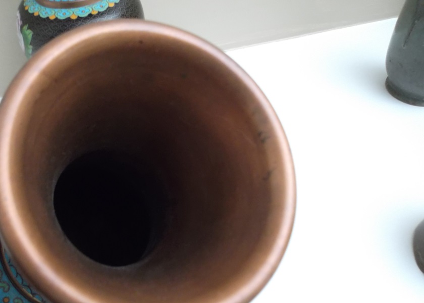 Pair of Cloisonne Vases