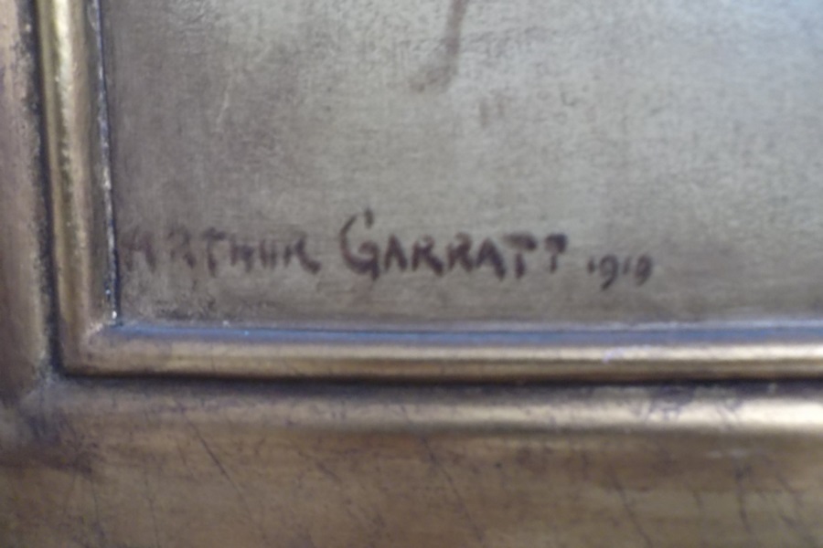 Edward Gross Company Prints On Cast Plaster Placard