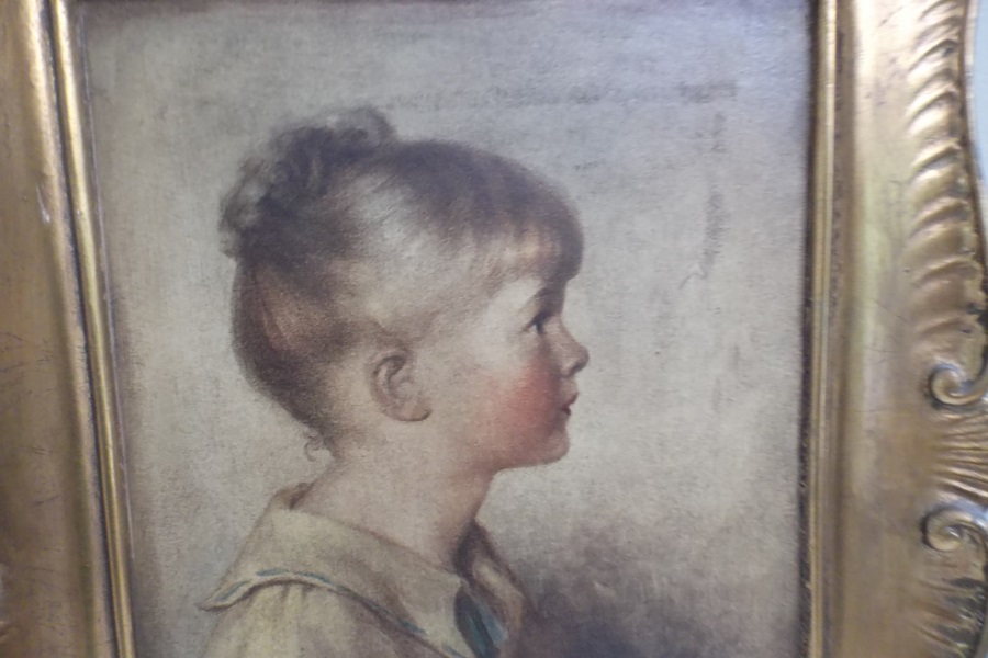 Edward Gross Company Prints On Cast Plaster Placard