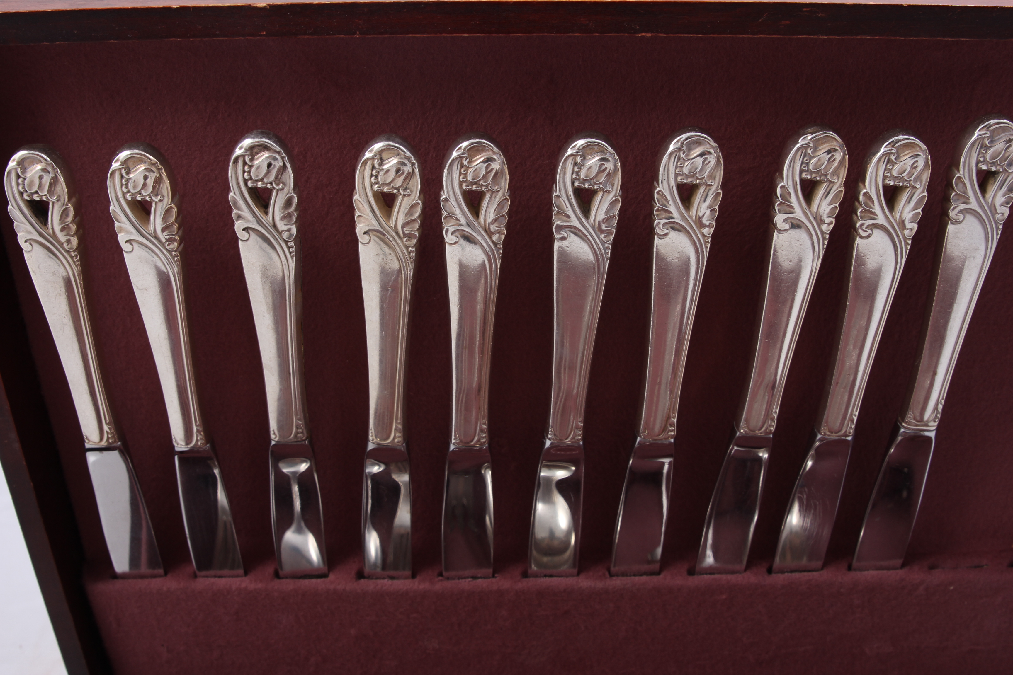 International Sterling "Spring Glory" 50 Piece Dinner Service