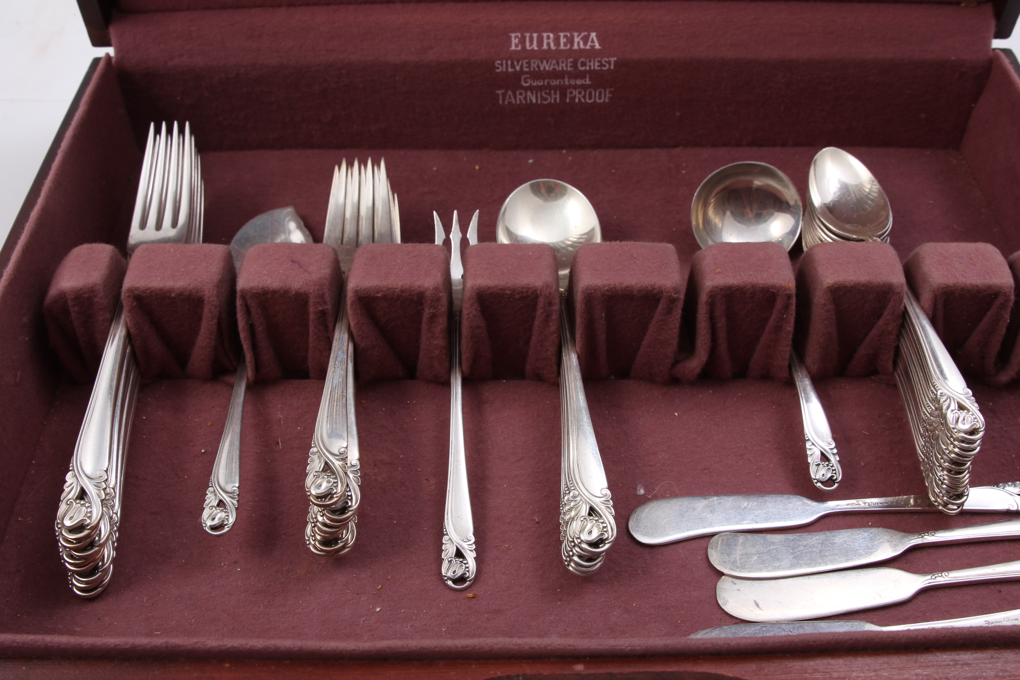 International Sterling "Spring Glory" 50 Piece Dinner Service