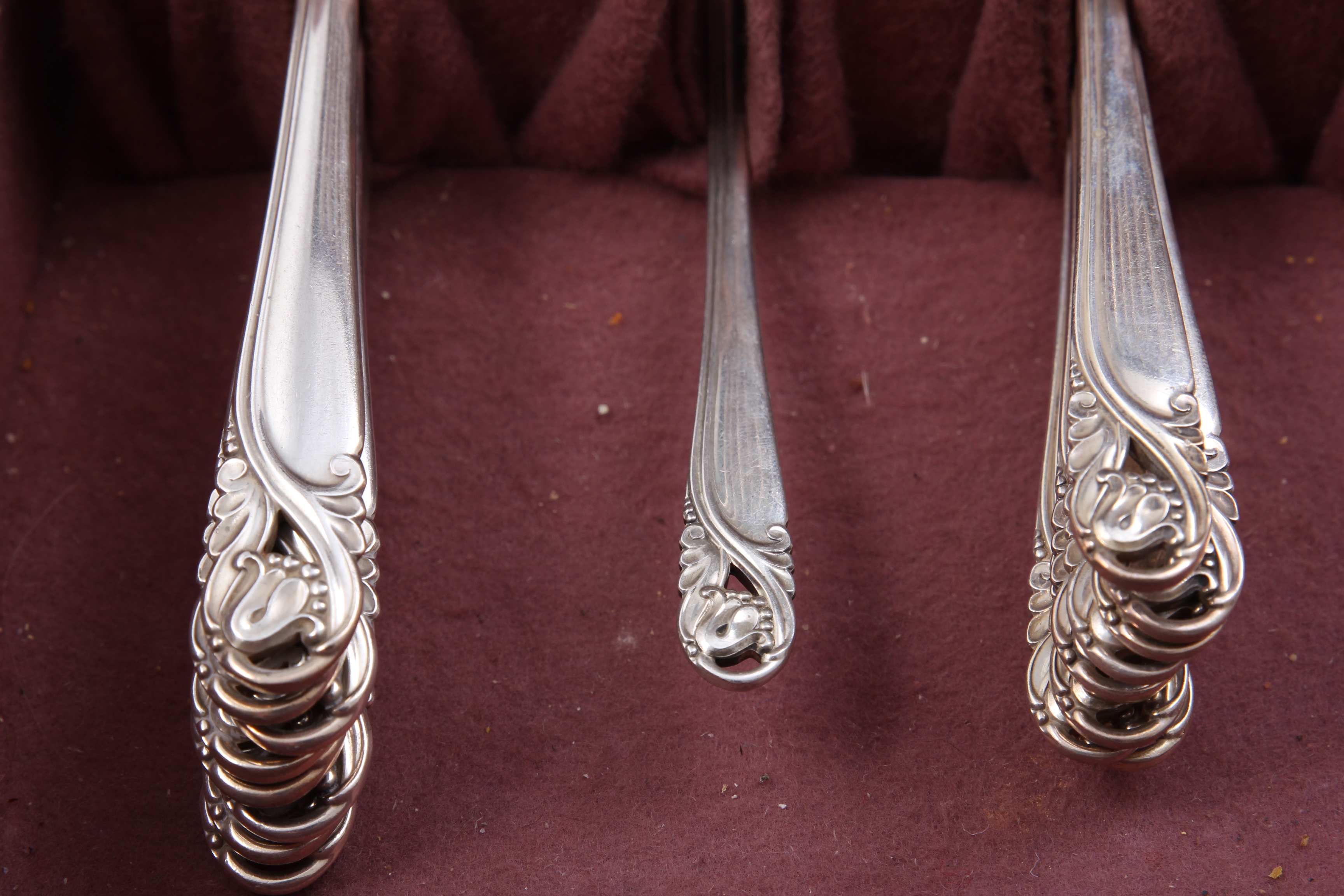 International Sterling "Spring Glory" 50 Piece Dinner Service