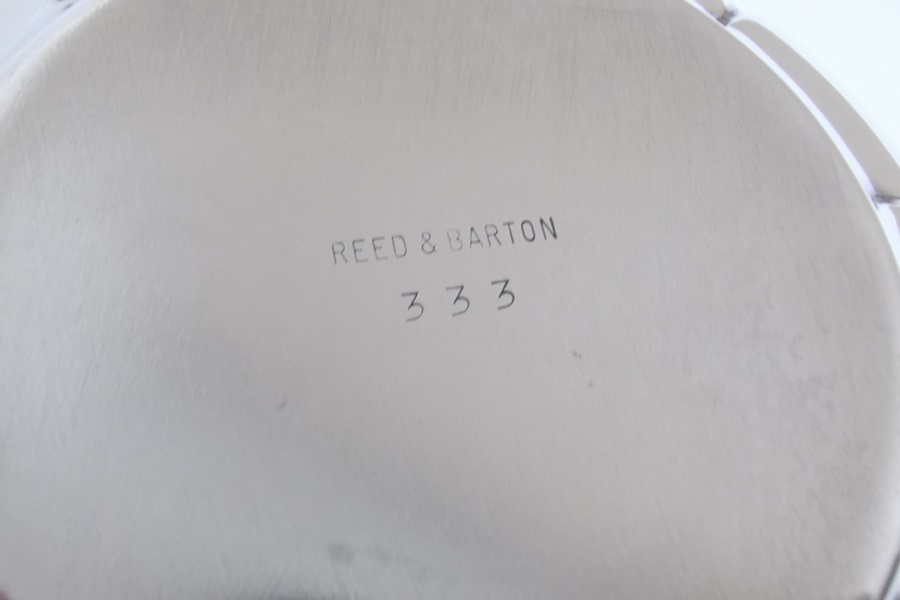 Two Reed and Barton Water Lily Candlestick Center Pieces