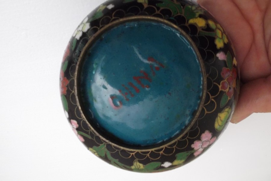 Chinese Cloisonne Bowl