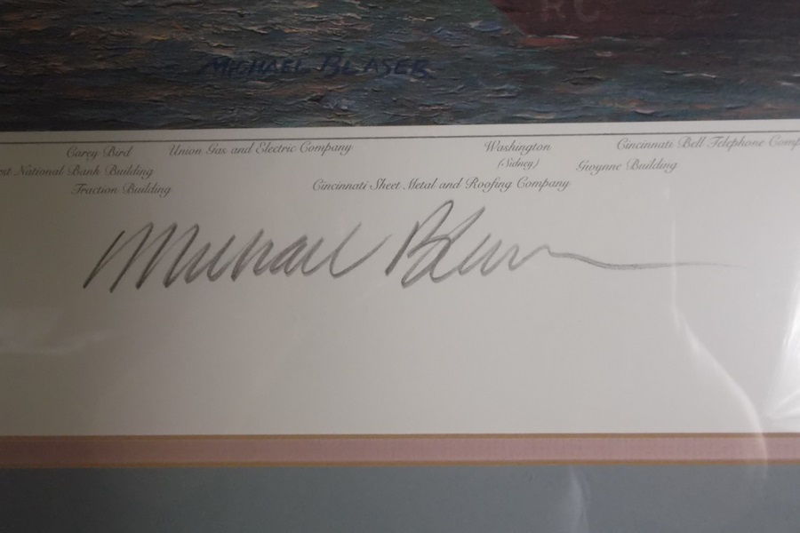 Limited Edition Michael Blaser Offset Lithography Print