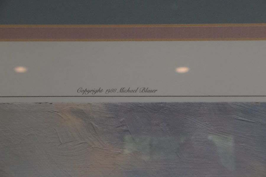 Limited Edition Michael Blaser Offset Lithography Print