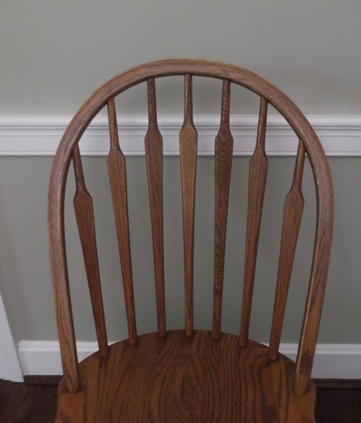 Amish Oak Pedestal Dinette Table