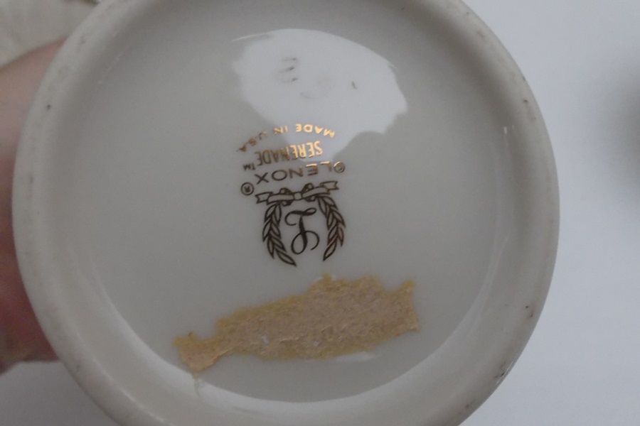 Three Pieces of Lenox China