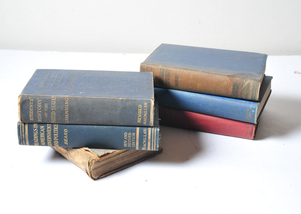 Assorted Early 1900s Historical Books
