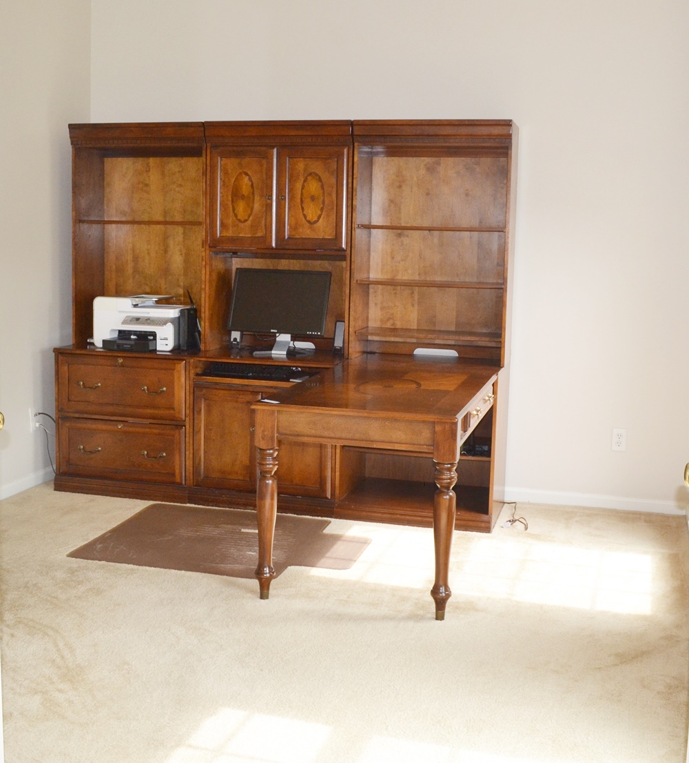 Glen Eagle Office Unit With Desk Return By Ashley Furniture