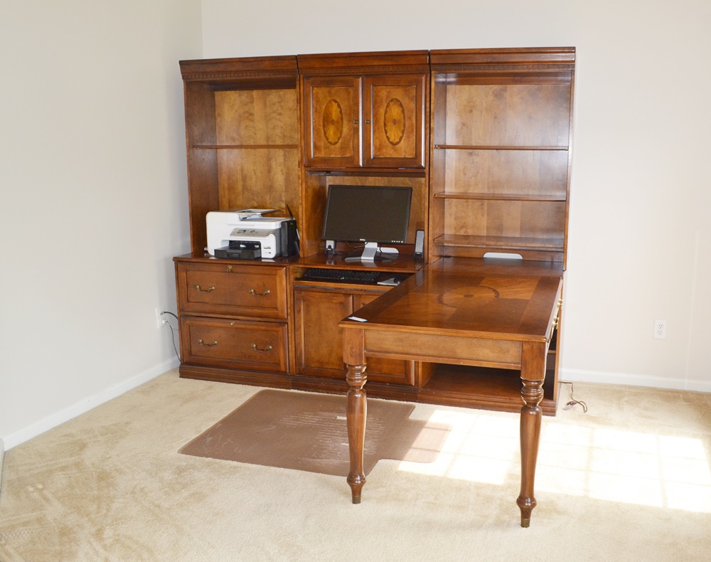 Glen Eagle Office Unit With Desk Return By Ashley Furniture