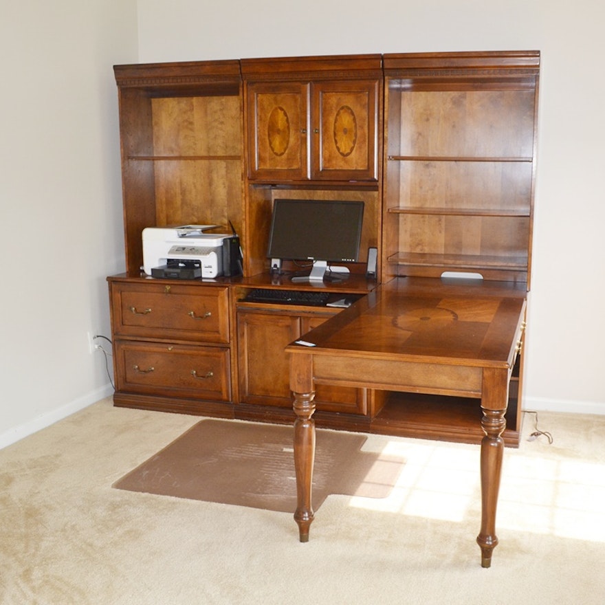 Glen Eagle Office Unit With Desk Return By Ashley Furniture