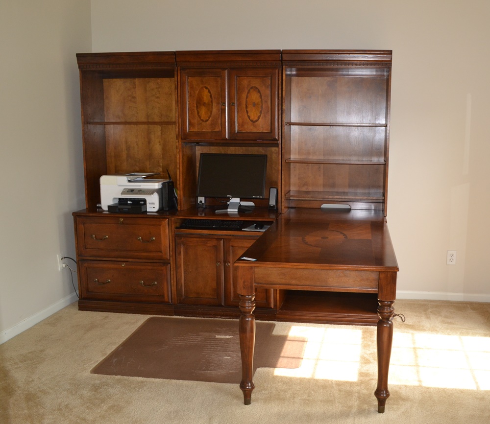 Glen Eagle Office Unit With Desk Return By Ashley Furniture