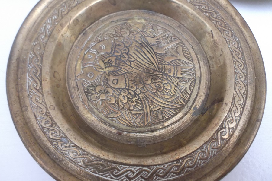 Assortment of Six Brass Items