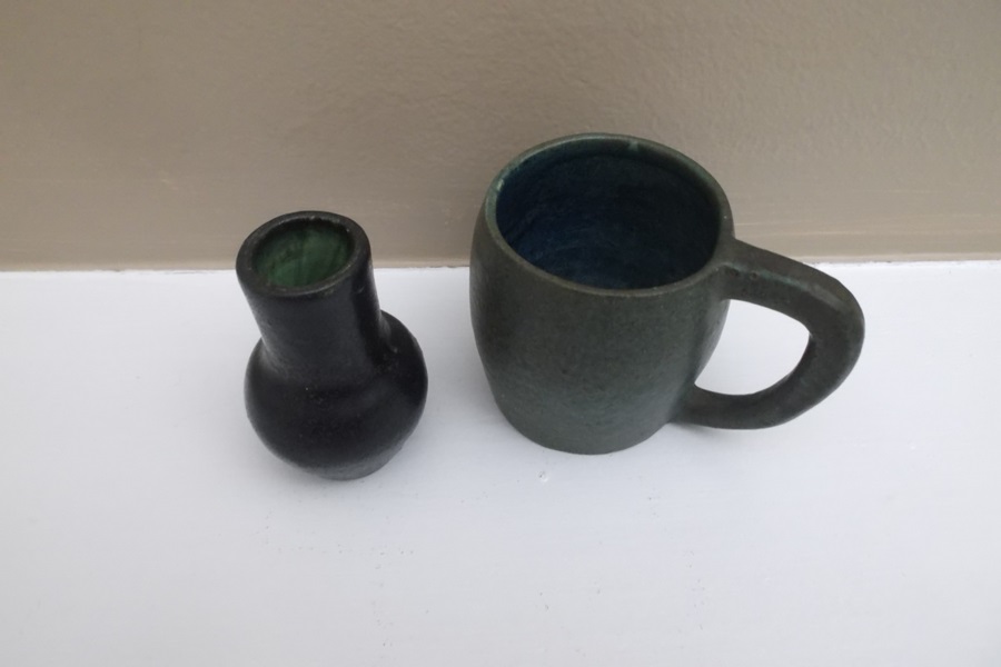 Two Pieces of Primitive Pottery