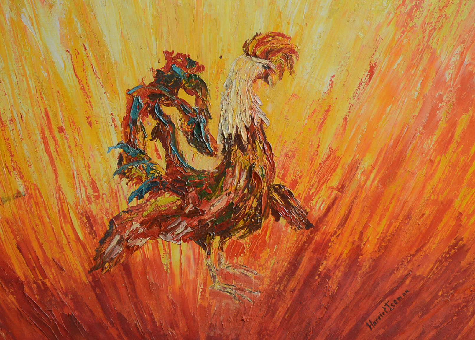 Acrylic on Canvas by Harriet Iseman