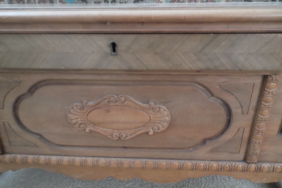 Caswell Runyan Company Jacobean Style Cedar Chest