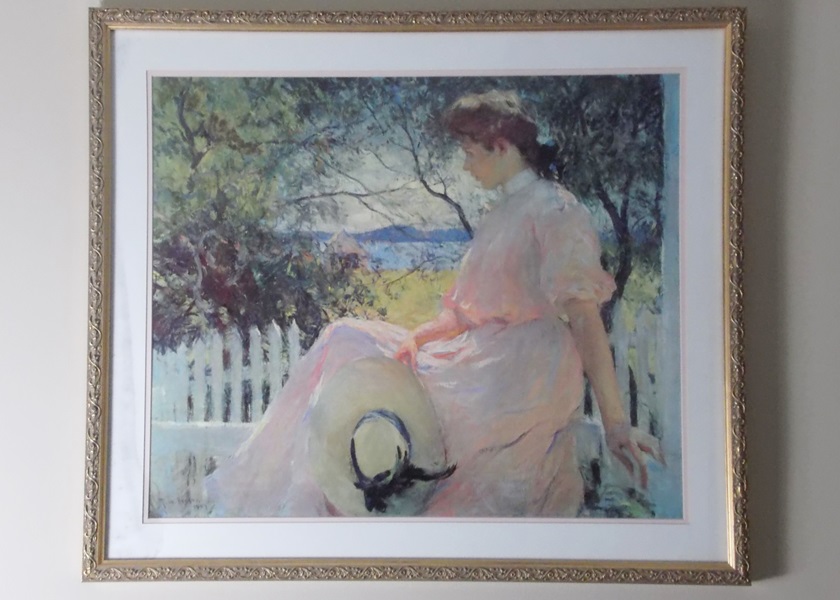 Frank Watson Benson Print Titled Eleanor