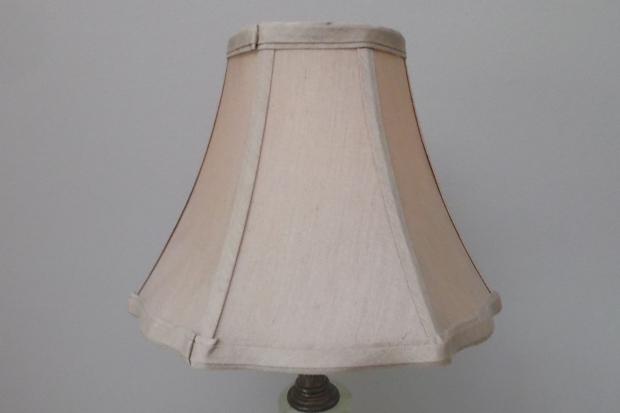 Empire Style Green Onyx and Brass Table Lamp