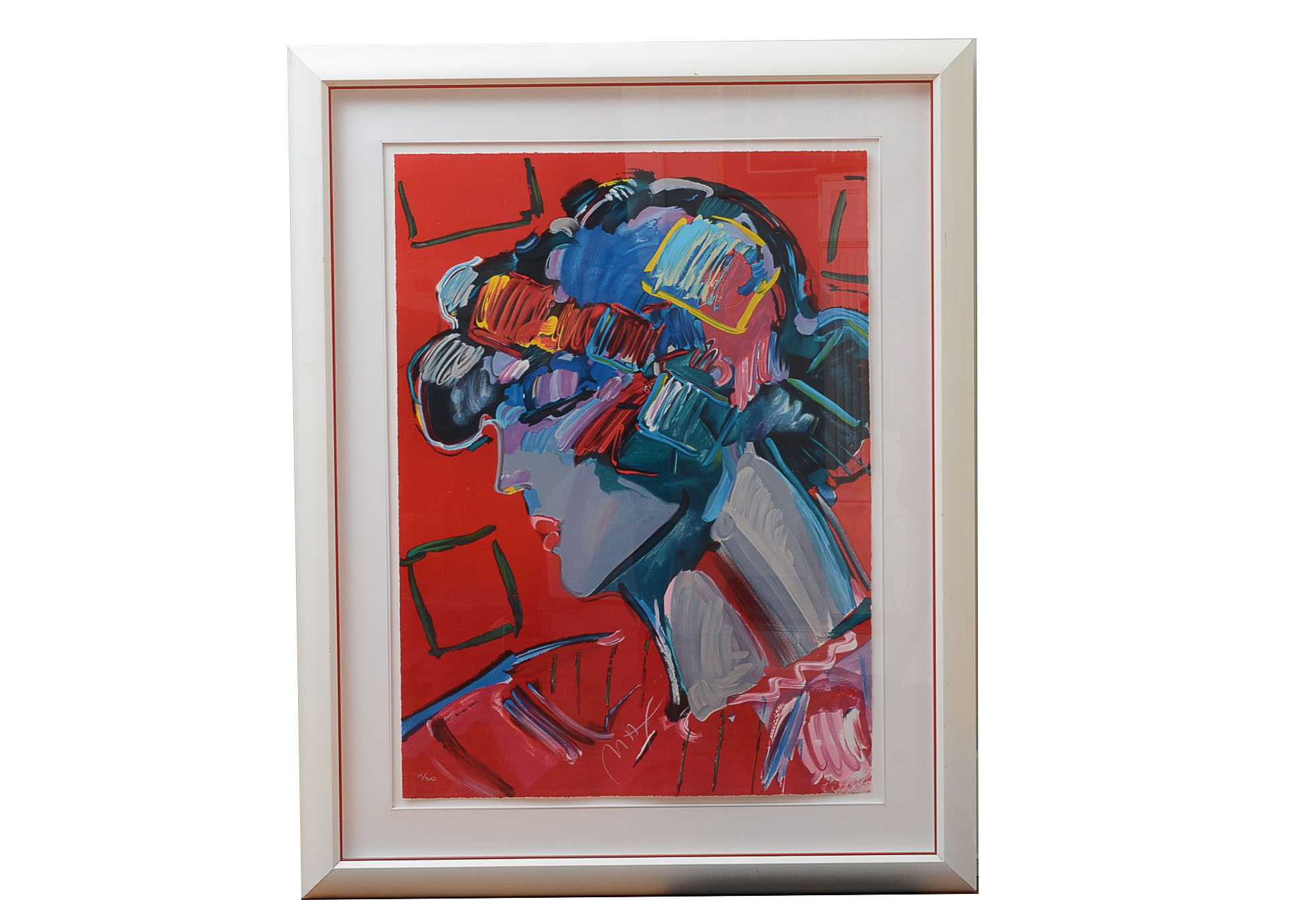 Limited Edition "Crimson Lady" Lithograph by Peter Max