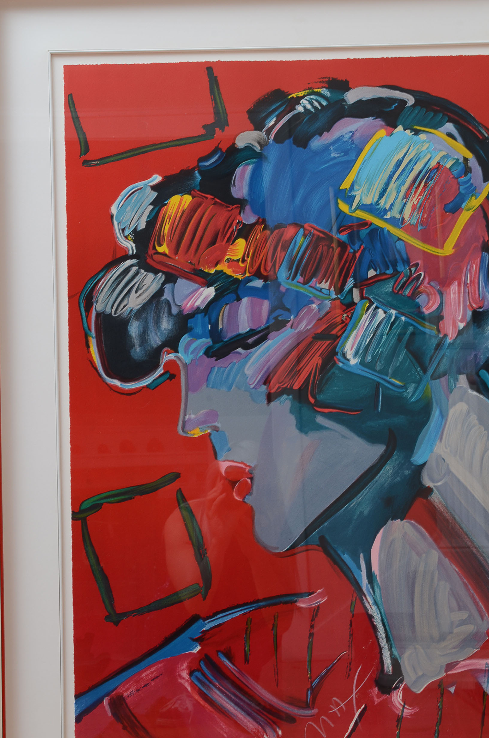 Limited Edition "Crimson Lady" Lithograph by Peter Max