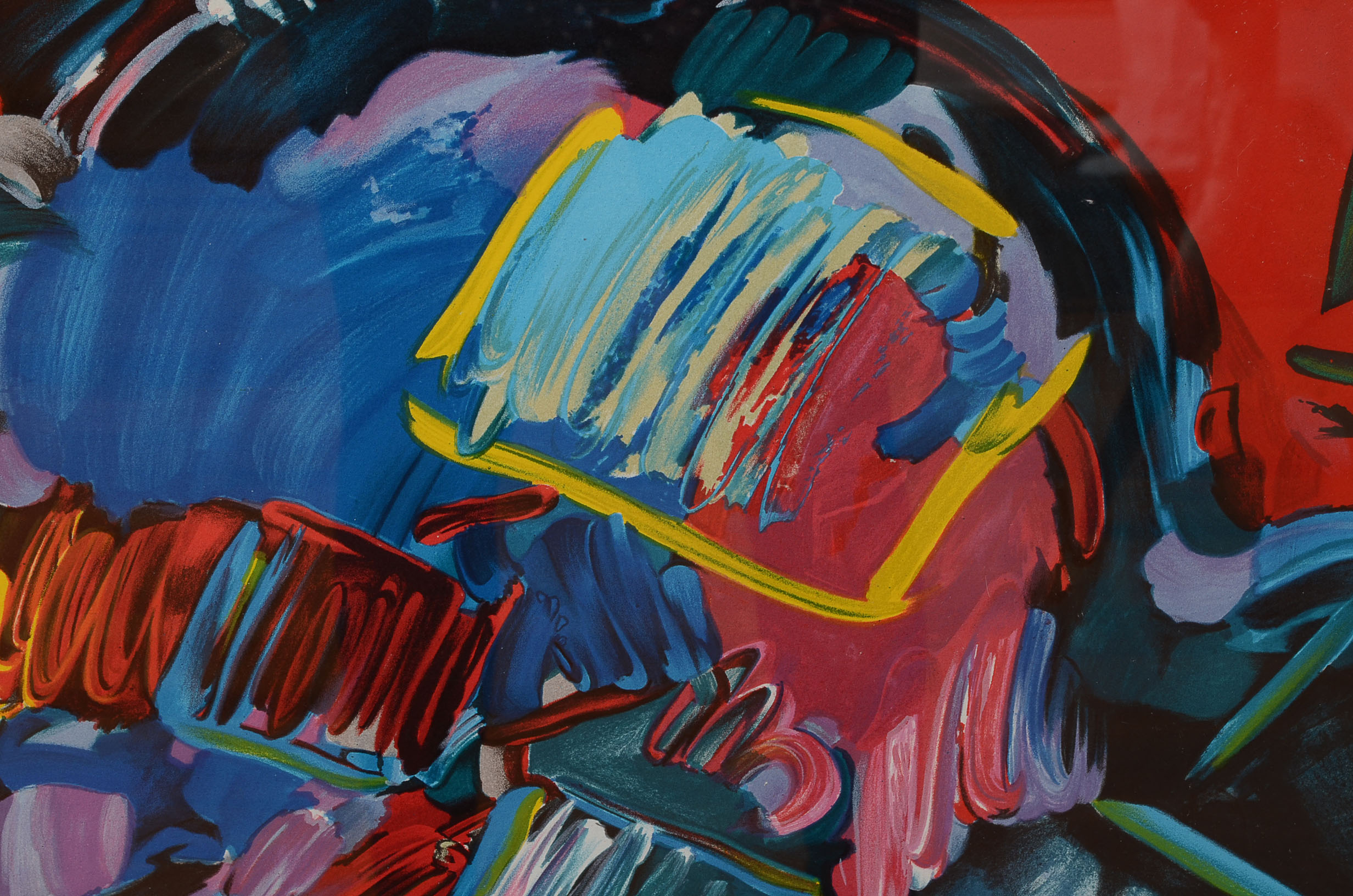 Limited Edition "Crimson Lady" Lithograph by Peter Max