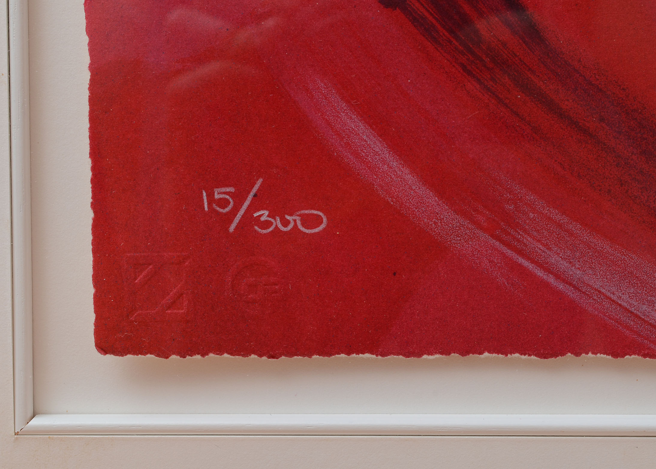 Limited Edition "Crimson Lady" Lithograph by Peter Max