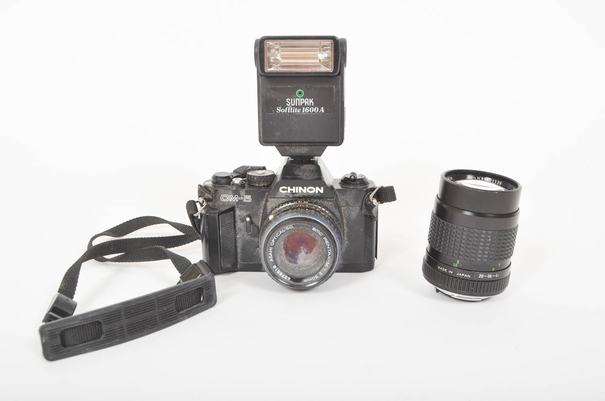 Chinon CM-5 Camera and Accessories