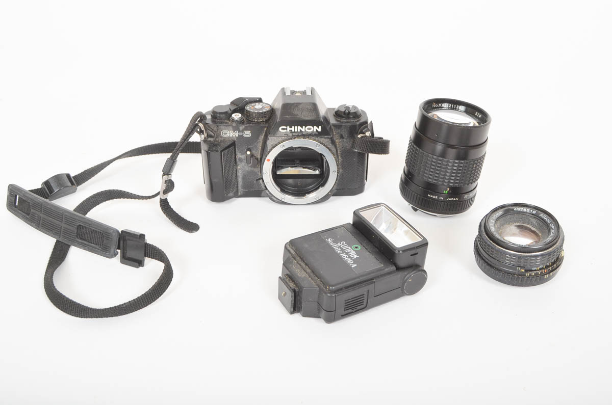 Chinon CM-5 Camera and Accessories