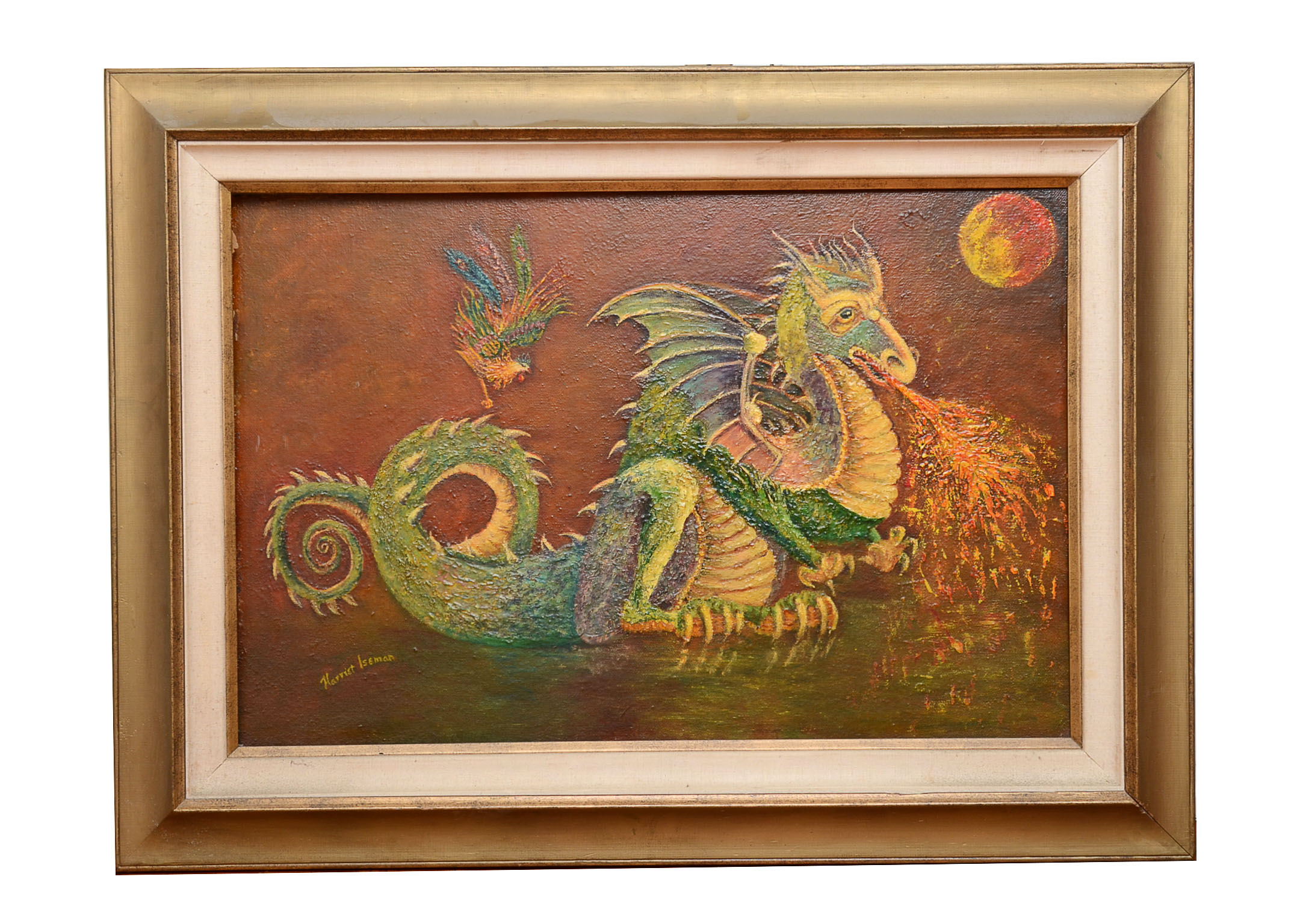 Acrylic on Canvas Board by Harriet Iseman