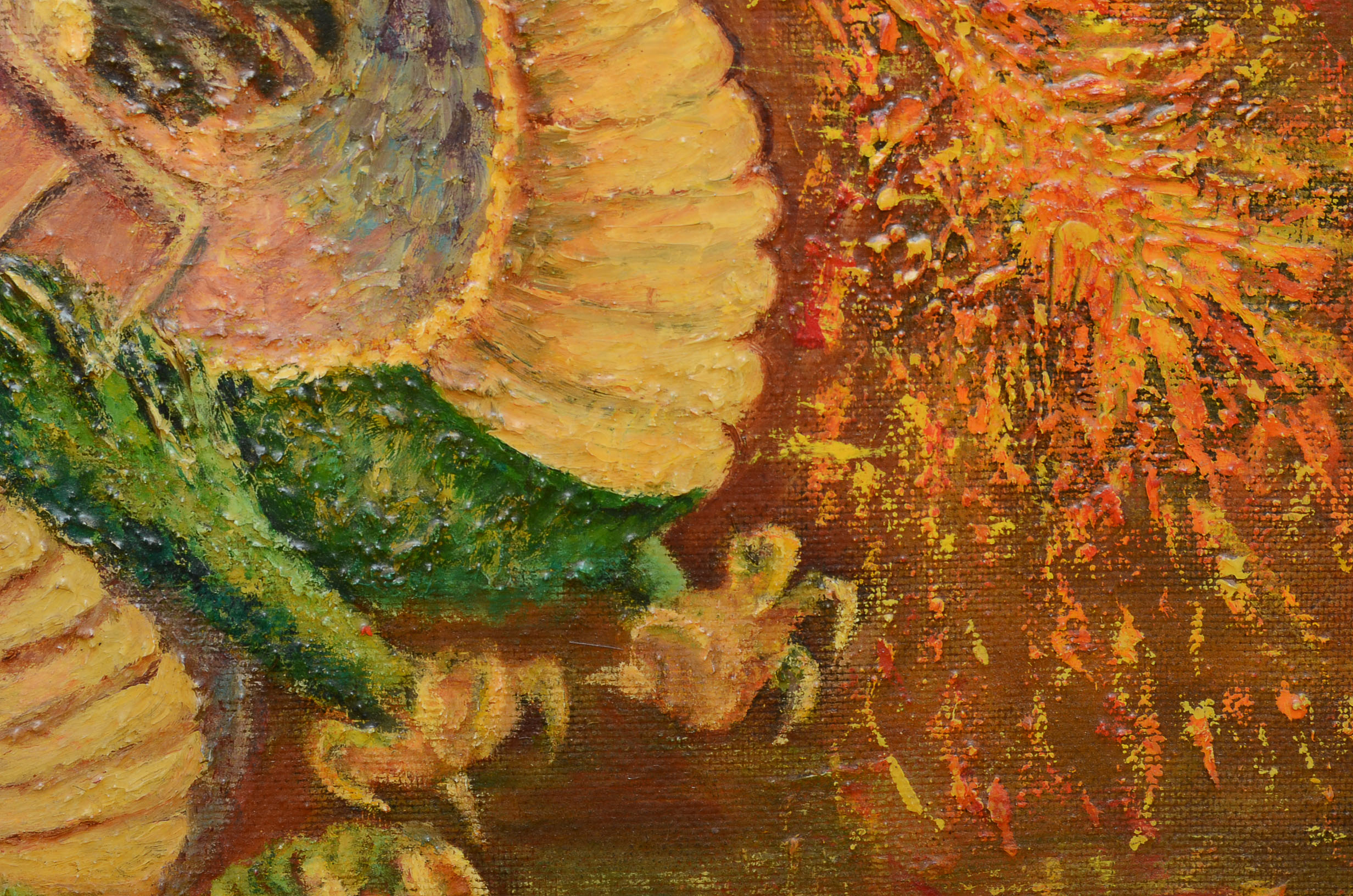 Acrylic on Canvas Board by Harriet Iseman