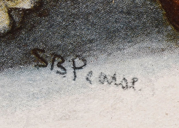 Offset Lithograph of a SB Pearse Illustration