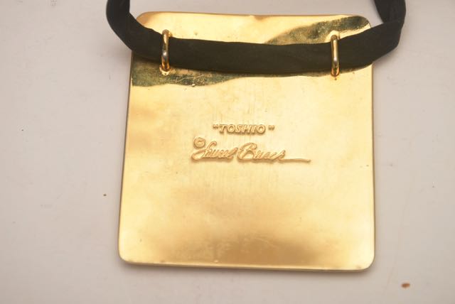 Colorful Signed Laurel Burch "TOSHIO" Tiger Pendant