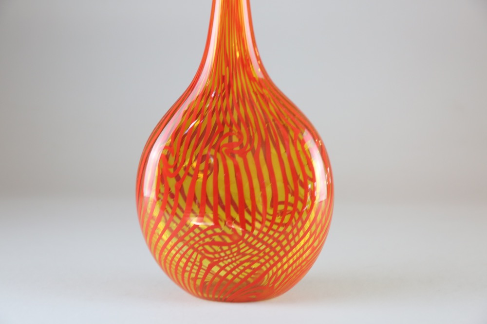 Sean O'Neill Original Blown Art Glass "Scarlet Midst"