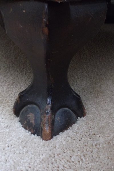 Mahogany Chippendale Style Bookcase Secretary