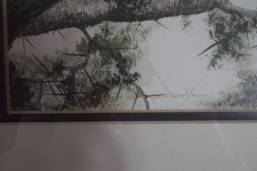 Imogene H. Farnsworth Melanistic Leopard Offset Lithograph