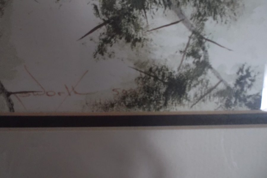 Imogene H. Farnsworth Melanistic Leopard Offset Lithograph